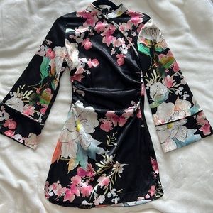 Floral print dress